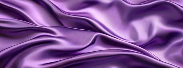 Obraz premium Blue and purple silk satin fabric background with wavy folds