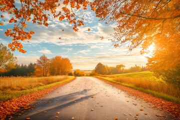 Fototapeta premium Autumn landscape