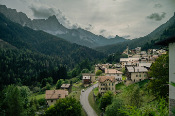 view of the village of kotor