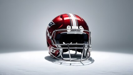Fototapeta premium Football helmet isolated on white background.