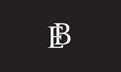EB, BE, B, E Abstract Letters Logo Monogram