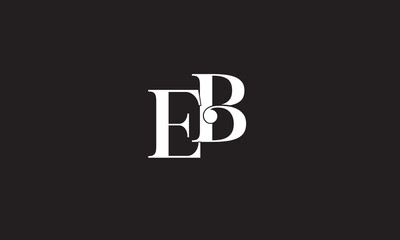 EB, BE, B, E Abstract Letters Logo Monogram