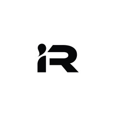 Letter iR Logo Design