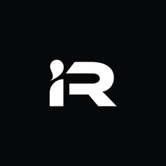Letter iR Logo Design