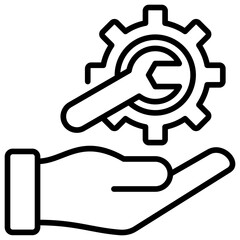 Equipment Icon Outline Icon
