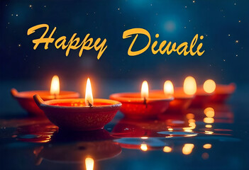 Happy Diwali Greeting Card Templates - Festive Art for Diwali Celebrations