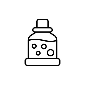 recommend clip art: Mouthwash outline icons, minimalist vector illustration ,simple transparent graphic element .Isolated on white background