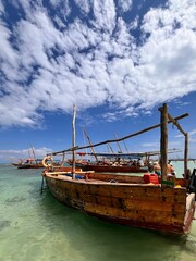 Traditional fishing boat Zanzibar