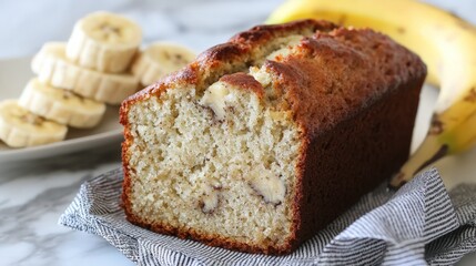 Moist cream cheese banana bread, made from a treasured homemade recipe, featuring a rich, tender texture and a delightful hint of creaminess.