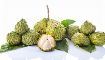 Fototapeta premium Chempedak on white background. Chempedak Fruit Isolated.