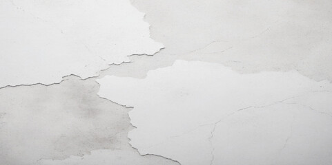 crack on white concrete wall texture, cracked wall background. Crack concrete white wall or Cement wall background. Cracked concrete texture background Abstract concept. crack white wall texture,	