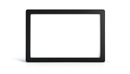  A black square light positioned on a white surface, creating a stark contrast between the two colors.