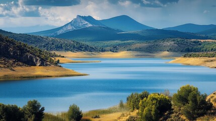 Obraz premium Laguna de Petrola, Spain
