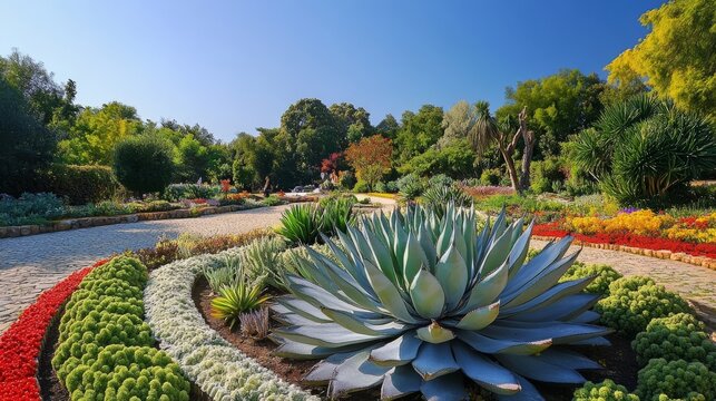 Agave plant in Bulgarian garden