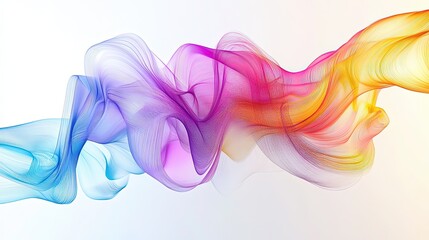Fototapeta premium colorful paint splashes on white background
