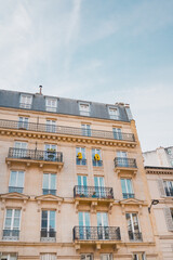 Traditional Building Fascad in Paris France on a 30th Birthday