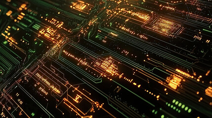 Technology doodles background