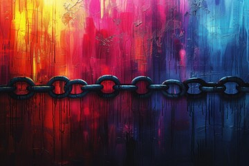 abstract background in colors and patterns for Anti-Slavery Day