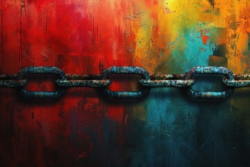 abstract background in colors and patterns for Anti-Slavery Day