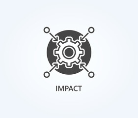  Impact Vector, Icon Or Logo Sign Symbol Illustration 