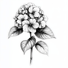 Fototapeta premium flower, nature, floral, vector, rose, flowers, spring, tulip, plant, leaf, blossom, summer, illustration, drawing, design, poppy, beauty, pattern, decoration, bud, art, sketch, color, red, card