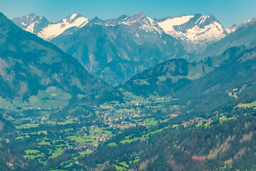 Alpine summer view at Mount Goldried, Matrei, Eastern Tyrol, Austria