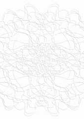 Abstract scribble lines elegant white background