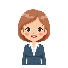 Businessman Businesswoman Cute Worker Work Job Profession Professional Occupation Cartoon Character
