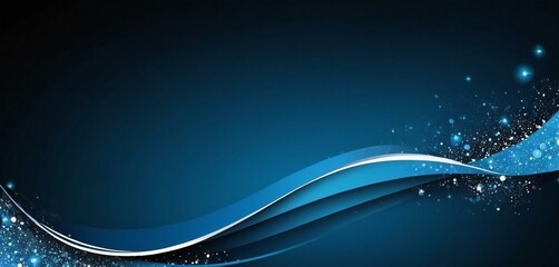 Abstract line on dark background. Vector illustration.