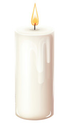 PNG Candle white background illuminated celebration.