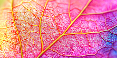 A leaf with a pinkish hue and a yellowish tinge