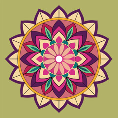 Ornamental luxury mandala pattern  design
