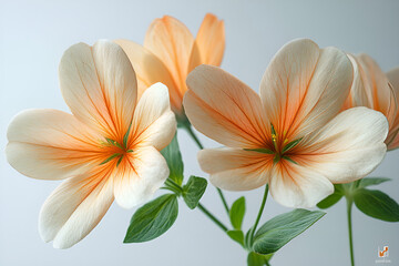 a close up of flowers

