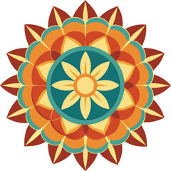 Ornamental luxury mandala pattern  design
