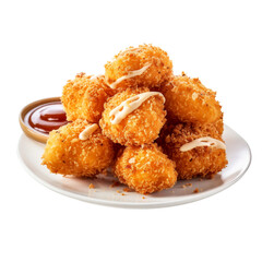 chicken pop isolated on white