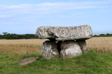Dolmen of Menez Lie, historical monument of France