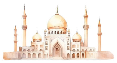 Fototapeta premium PNG Eid mubarak architecture building dome.