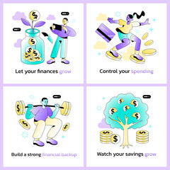 Financial Growth and Management Illustrations