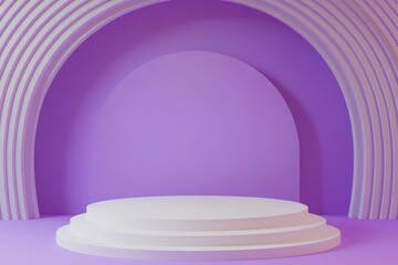 Abstract Purple Minimalist Background
