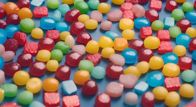 colorful jelly beans