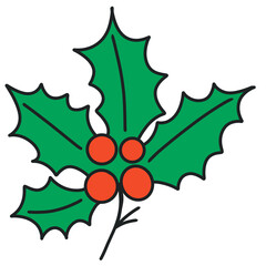 Holly and berries