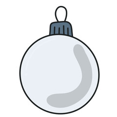 Christmas ball icon