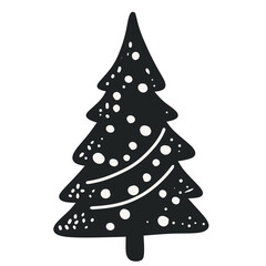 Abstract christmas tree