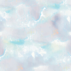 Tie Dye Print. Cloud Watercolour Pattern. Light Ombre Effect. Tie Dye Watercolor. Grey Light Texture. Shibori Pattern. Tie Dye Grunge Texture. Gray Abstract Cloud. Blue Tiedye Texture. Blue Sky Cloud.