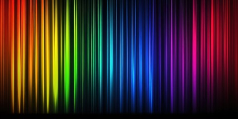 Abstract Rainbow Lines Background