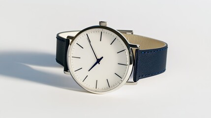 Elegant Minimalist Watch on White Background