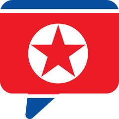 Chat Icon of NORTH KOREA Flag