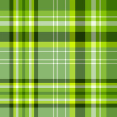 Seamless pattern in magical light and dark green colors for plaid, fabric, textile, clothes, tablecloth and other things. Vector image.