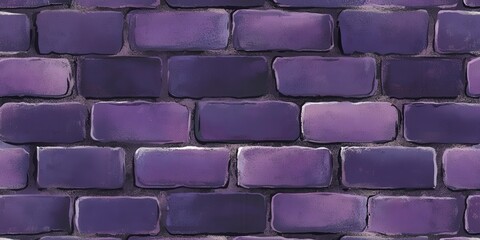Purple Brick Wall Texture