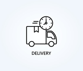  Delivery Vector, Icon Or Logo Sign Symbol Illustration 